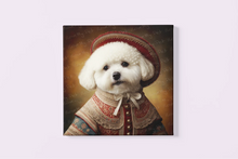Load image into Gallery viewer, Royal Renaissance Bichon Frise Wall Art Poster-Art-Bichon Frise, Dog Art, Home Decor, Poster-3