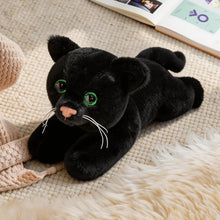 Load image into Gallery viewer, Black Cat Stuffed Animal - Adorable Belly Flop Black Cat-2