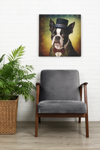 American Aristocrat Boston Terrier Wall Art Poster-Art-Boston Terrier, Dog Art, Home Decor, Poster-8
