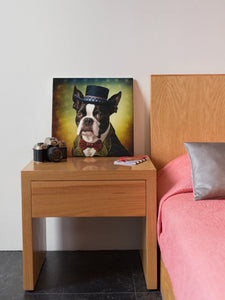 American Aristocrat Boston Terrier Wall Art Poster-Art-Boston Terrier, Dog Art, Home Decor, Poster-7