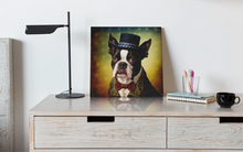 Load image into Gallery viewer, American Aristocrat Boston Terrier Wall Art Poster-Art-Boston Terrier, Dog Art, Home Decor, Poster-6