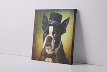 Load image into Gallery viewer, American Aristocrat Boston Terrier Wall Art Poster-Art-Boston Terrier, Dog Art, Home Decor, Poster-4