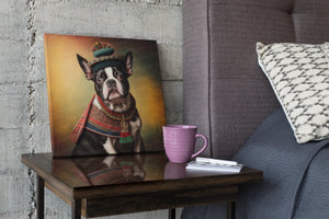 Homage Americana Boston Terrier Wall Art Poster-Art-Boston Terrier, Dog Art, Home Decor, Poster-1