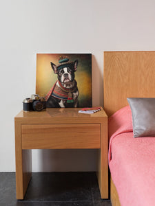 Homage Americana Boston Terrier Wall Art Poster-Art-Boston Terrier, Dog Art, Home Decor, Poster-7