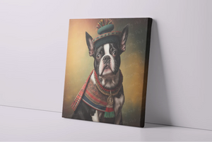 Homage Americana Boston Terrier Wall Art Poster-Art-Boston Terrier, Dog Art, Home Decor, Poster-4