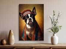 Load image into Gallery viewer, Historical Couture Boston Terrier Wall Art Poster-Art-Boston Terrier, Dog Art, Dog Dad Gifts, Dog Mom Gifts, Home Decor, Poster-8