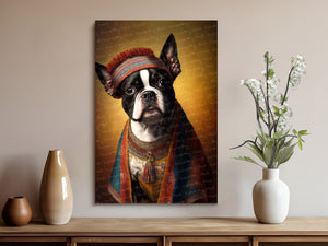 Historical Couture Boston Terrier Wall Art Poster-Art-Boston Terrier, Dog Art, Dog Dad Gifts, Dog Mom Gifts, Home Decor, Poster-8