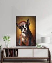 Load image into Gallery viewer, Historical Couture Boston Terrier Wall Art Poster-Art-Boston Terrier, Dog Art, Dog Dad Gifts, Dog Mom Gifts, Home Decor, Poster-3