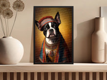 Load image into Gallery viewer, Historical Couture Boston Terrier Wall Art Poster-Art-Boston Terrier, Dog Art, Dog Dad Gifts, Dog Mom Gifts, Home Decor, Poster-4