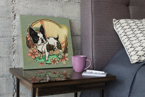 Kawaii Splendor Boston Terrier Wall Art Poster-Art-Boston Terrier, Dog Art, Dog Dad Gifts, Dog Mom Gifts, Home Decor, Poster-1
