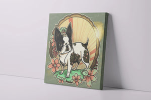 Kawaii Splendor Boston Terrier Wall Art Poster-Art-Boston Terrier, Dog Art, Dog Dad Gifts, Dog Mom Gifts, Home Decor, Poster-4