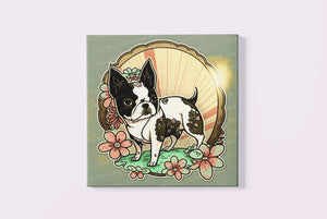Kawaii Splendor Boston Terrier Wall Art Poster-Art-Boston Terrier, Dog Art, Dog Dad Gifts, Dog Mom Gifts, Home Decor, Poster-3