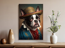 Load image into Gallery viewer, New World Boston Terrier Wall Art Poster-Art-Boston Terrier, Dog Art, Dog Dad Gifts, Dog Mom Gifts, Home Decor, Poster-8