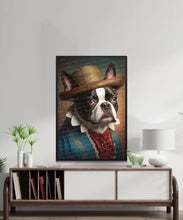 Load image into Gallery viewer, New World Boston Terrier Wall Art Poster-Art-Boston Terrier, Dog Art, Dog Dad Gifts, Dog Mom Gifts, Home Decor, Poster-3