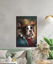 Load image into Gallery viewer, New World Boston Terrier Wall Art Poster-Art-Boston Terrier, Dog Art, Dog Dad Gifts, Dog Mom Gifts, Home Decor, Poster-5