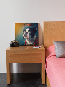 Regal Couture Boston Terrier Wall Art Poster-Art-Boston Terrier, Dog Art, Home Decor, Poster-7