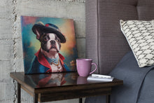 Load image into Gallery viewer, Revolutionary Ruff Boston Terrier Wall Art Poster-Art-Boston Terrier, Dog Art, Home Decor, Poster-1