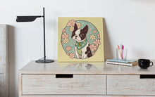 Load image into Gallery viewer, Sakura Serenade Boston Terrier Wall Art Poster-Art-Boston Terrier, Dog Art, Dog Dad Gifts, Dog Mom Gifts, Home Decor, Poster-6