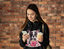 Load image into Gallery viewer, Boston Terrier Love Brew Women&#39;s Cotton Fleece Hoodie Sweatshirt - 4 Colors-Apparel-Apparel, Boston Terrier, Hoodie, Sweatshirt-9