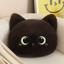 Load image into Gallery viewer, Brown Cat Pillow - Cute Brown Cat Face Plush Pillow-2