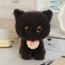 Load image into Gallery viewer, Brown Cat Plush Toy - Baby Bib Brown Cat-23cm bib brown cat-1