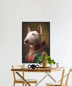 British Finery Bull Terrier Wall Art Poster-Art-Bull Terrier, Dog Art, Dog Dad Gifts, Dog Mom Gifts, Home Decor, Poster-2