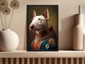British Finery Bull Terrier Wall Art Poster-Art-Bull Terrier, Dog Art, Dog Dad Gifts, Dog Mom Gifts, Home Decor, Poster-4