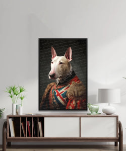 British Heritage Bull Terrier Wall Art Poster-Art-Bull Terrier, Dog Art, Dog Dad Gifts, Dog Mom Gifts, Home Decor, Poster-3