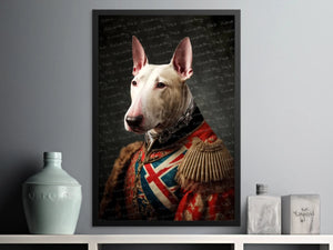 British Heritage Bull Terrier Wall Art Poster-Art-Bull Terrier, Dog Art, Dog Dad Gifts, Dog Mom Gifts, Home Decor, Poster-6