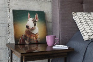 Elizabethan Whimsy Bull Terrier Wall Art Poster-Art-Bull Terrier, Dog Art, Home Decor, Poster-5