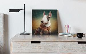 Elizabethan Whimsy Bull Terrier Wall Art Poster-Art-Bull Terrier, Dog Art, Home Decor, Poster-6