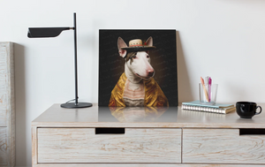 English Elegance Bull Terrier Wall Art Poster-Art-Bull Terrier, Dog Art, Home Decor, Poster-6