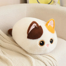 Load image into Gallery viewer, Calico Cat Pillow - Snuggly Large Calico Cat-50cm white pillow-1