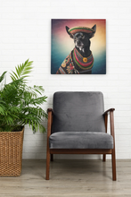 Load image into Gallery viewer, Cowboy Mexicana Black Chihuahua Wall Art Poster-Art-Chihuahua, Dog Art, Home Decor, Poster-8