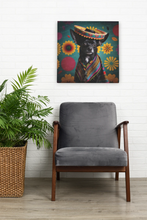 Load image into Gallery viewer, Furred Fiesta Black Chihuahua Wall Art Poster-Art-Chihuahua, Dog Art, Home Decor, Poster-8