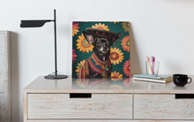Load image into Gallery viewer, Mexican Tapestry Black Chihuahua Wall Art Poster-Art-Chihuahua, Dog Art, Home Decor, Poster-6