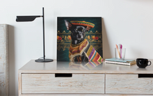 Load image into Gallery viewer, Sombrero Serenade Black Chihuahua Wall Art Poster-Art-Chihuahua, Dog Art, Home Decor, Poster-6