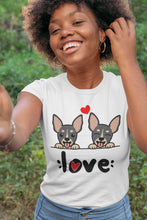 Load image into Gallery viewer, My Black and Tan Chihuahua My Biggest Love Women&#39;s Cotton T-shirt-Apparel-Apparel, Chihuahua, Shirt, T Shirt-6