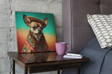 Load image into Gallery viewer, Sombrero and Serape Chocolate Chihuahua Wall Art Poster-Art-Chihuahua, Dog Art, Home Decor, Poster-5