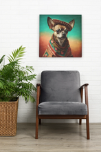 Load image into Gallery viewer, Sombrero and Serape Chocolate Chihuahua Wall Art Poster-Art-Chihuahua, Dog Art, Home Decor, Poster-8