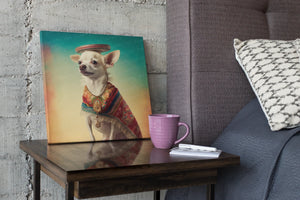 El Elegante Cream Chihuahua Wall Art Poster-Art-Chihuahua, Dog Art, Home Decor, Poster-5