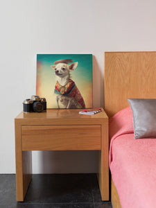 El Elegante Cream Chihuahua Wall Art Poster-Art-Chihuahua, Dog Art, Home Decor, Poster-7