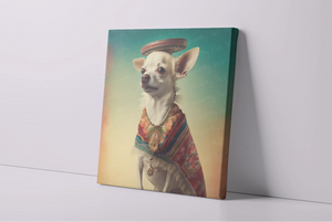 El Elegante Cream Chihuahua Wall Art Poster-Art-Chihuahua, Dog Art, Home Decor, Poster-4