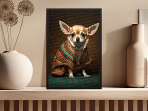 Cultural Tapestry Fawn Chihuahua Wall Art Poster-Art-Chihuahua, Dog Art, Dog Dad Gifts, Dog Mom Gifts, Home Decor, Poster-4