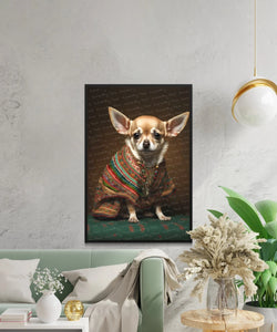 Cultural Tapestry Fawn Chihuahua Wall Art Poster-Art-Chihuahua, Dog Art, Dog Dad Gifts, Dog Mom Gifts, Home Decor, Poster-5