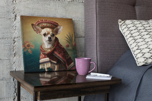 El Elegante Amigo Fawn Chihuahua Wall Art Poster-Art-Chihuahua, Dog Art, Home Decor, Poster-5