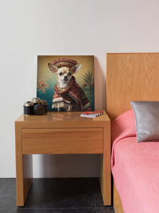 El Elegante Amigo Fawn Chihuahua Wall Art Poster-Art-Chihuahua, Dog Art, Home Decor, Poster-7
