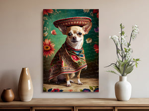 Petite Pooch Panache Fawn Chihuahua Wall Art Poster-Art-Chihuahua, Dog Art, Dog Dad Gifts, Dog Mom Gifts, Home Decor, Poster-8