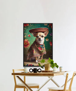 Petite Pooch Panache Fawn Chihuahua Wall Art Poster-Art-Chihuahua, Dog Art, Dog Dad Gifts, Dog Mom Gifts, Home Decor, Poster-2
