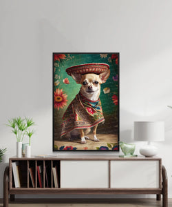 Petite Pooch Panache Fawn Chihuahua Wall Art Poster-Art-Chihuahua, Dog Art, Dog Dad Gifts, Dog Mom Gifts, Home Decor, Poster-3